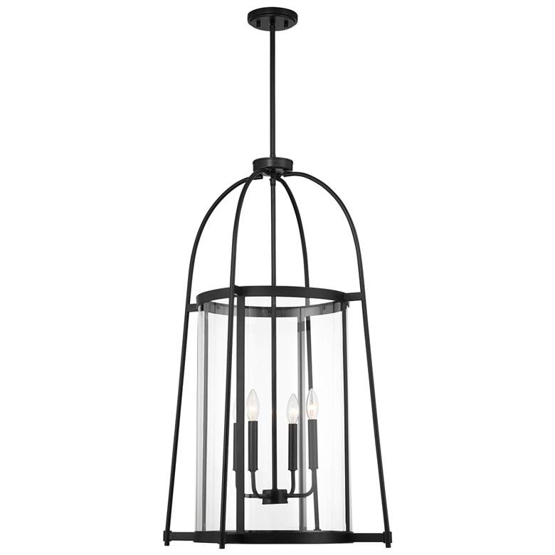 Image 1 Rosedale 4-Light Pendant in Matte Black
