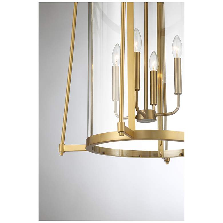 Image 6 Rosedale 4-Light Pendant in Warm Brass more views