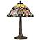 Rosedale Floral Tiffany Glass Table Lamp