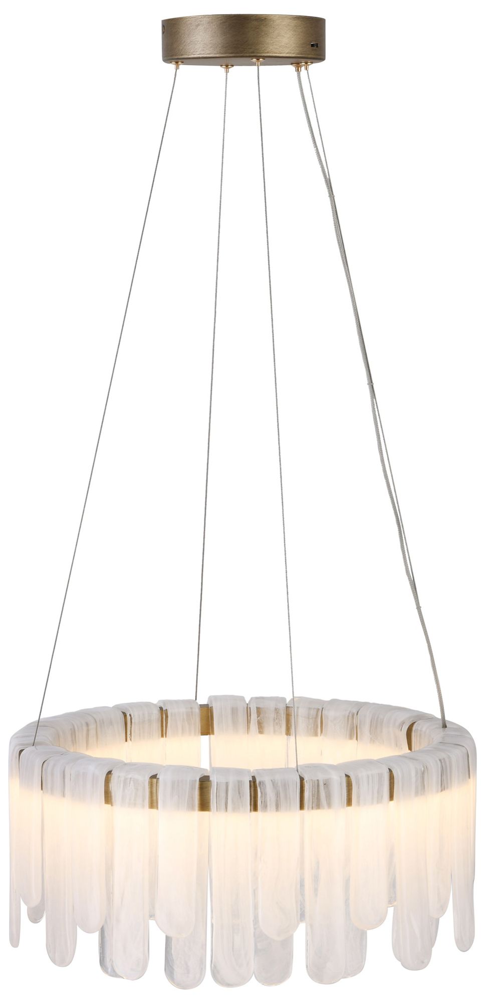 Image 2 Roselle 18.5" Wide Legacy Brass Pendant more views