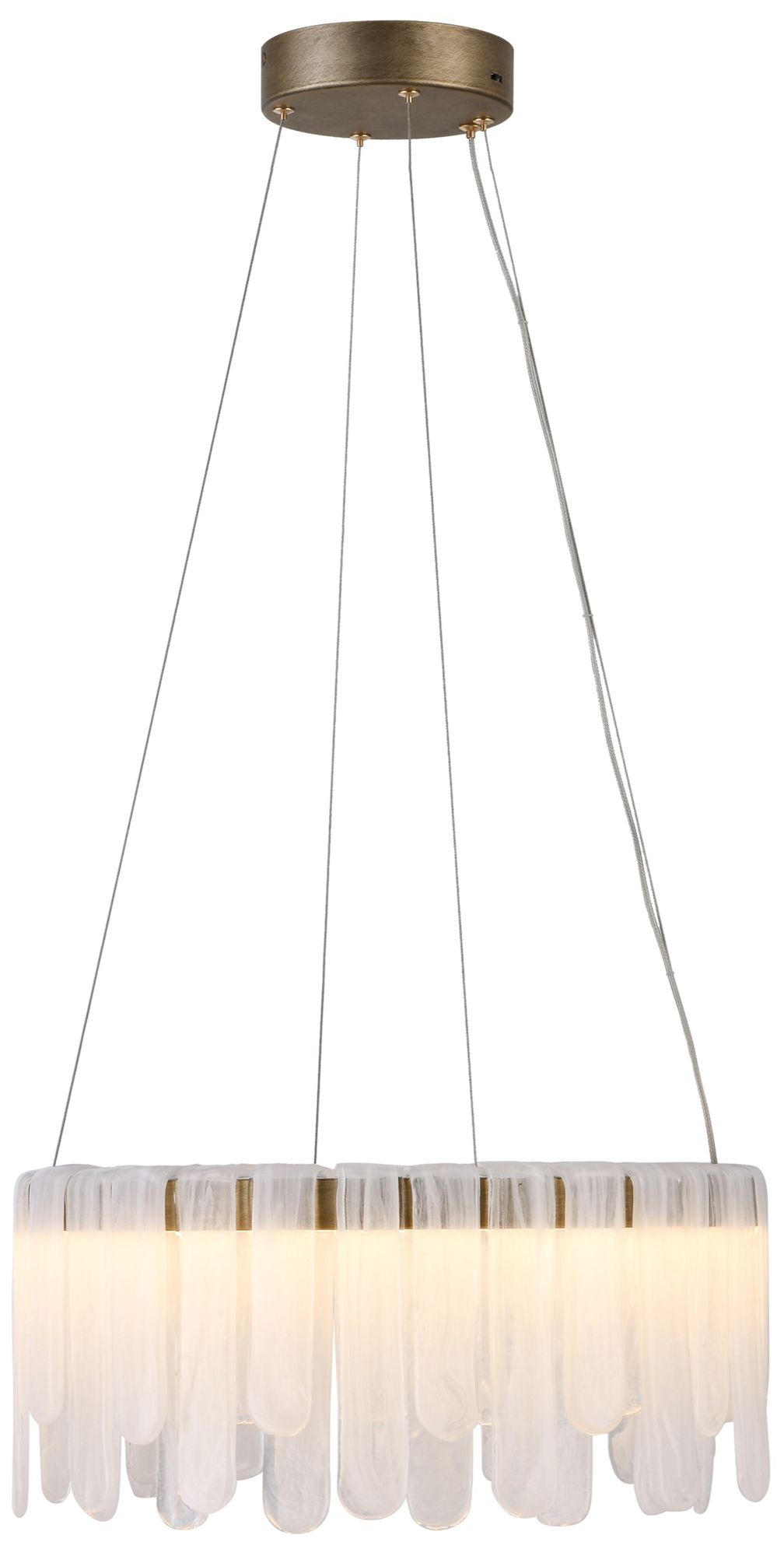Image 5 Roselle 18.5" Wide Legacy Brass Pendant more views