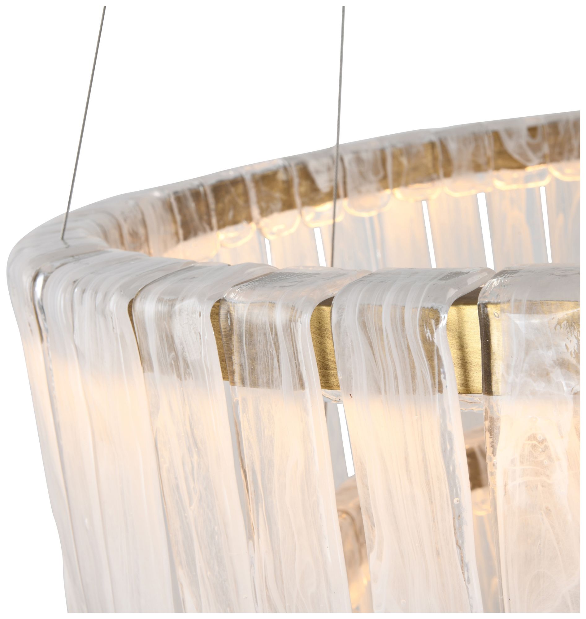 Image 3 Roselle 28" Wide Legacy Brass LED Chandelier more views