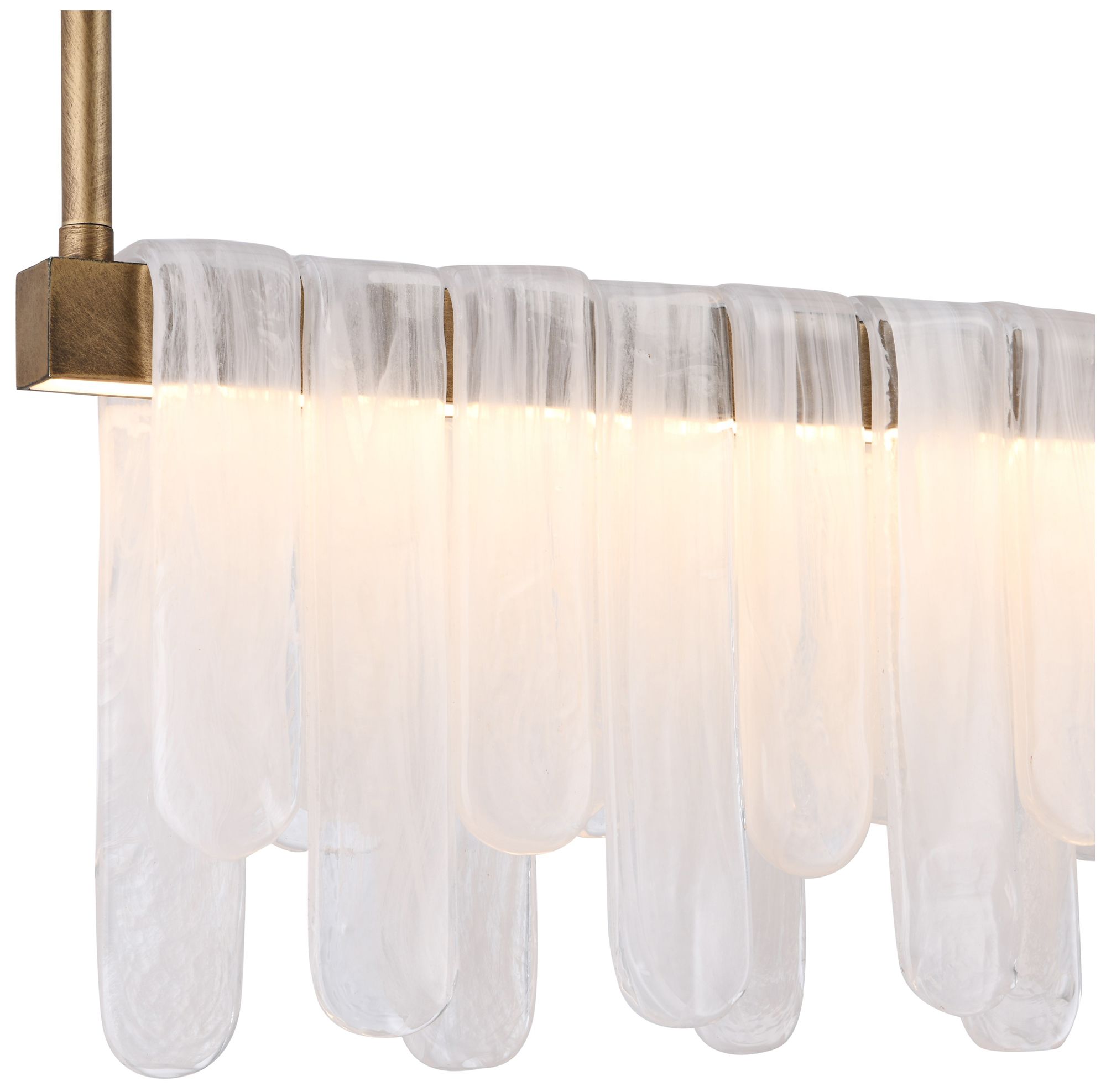 Image 3 Roselle 39" Wide Legacy Brass Pendant more views