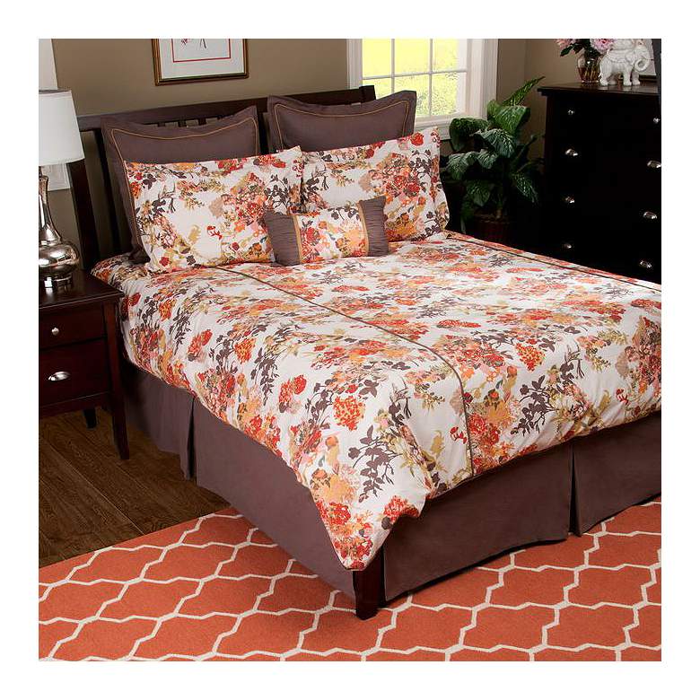Image 1 Rosemarie 3-Piece Queen Floral Comforter Bedding Set