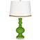 Rosemary Green Apothecary Table Lamp with Serpentine Trim
