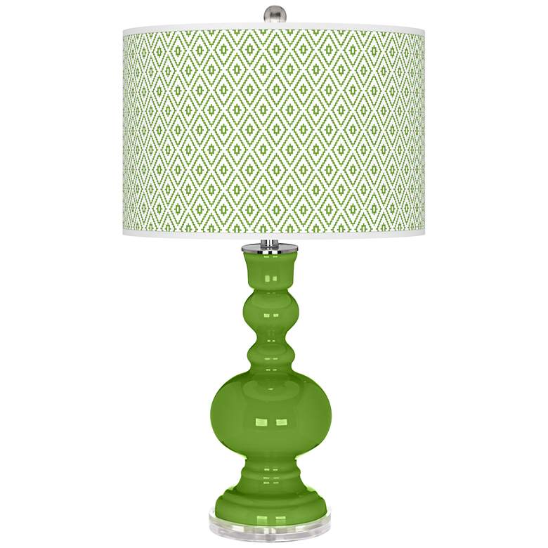 Image 1 Rosemary Green Diamonds Apothecary Table Lamp