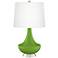 Rosemary Green Gillan Glass Table Lamp with Dimmer