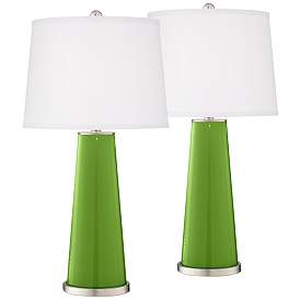 Image2 of Rosemary Green Leo Table Lamp Set of 2 with Dimmers