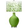 Rosemary Green Mosaic Giclee Ovo Table Lamp