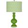 Rosemary Green Narrow Zig Zag Apothecary Table Lamp