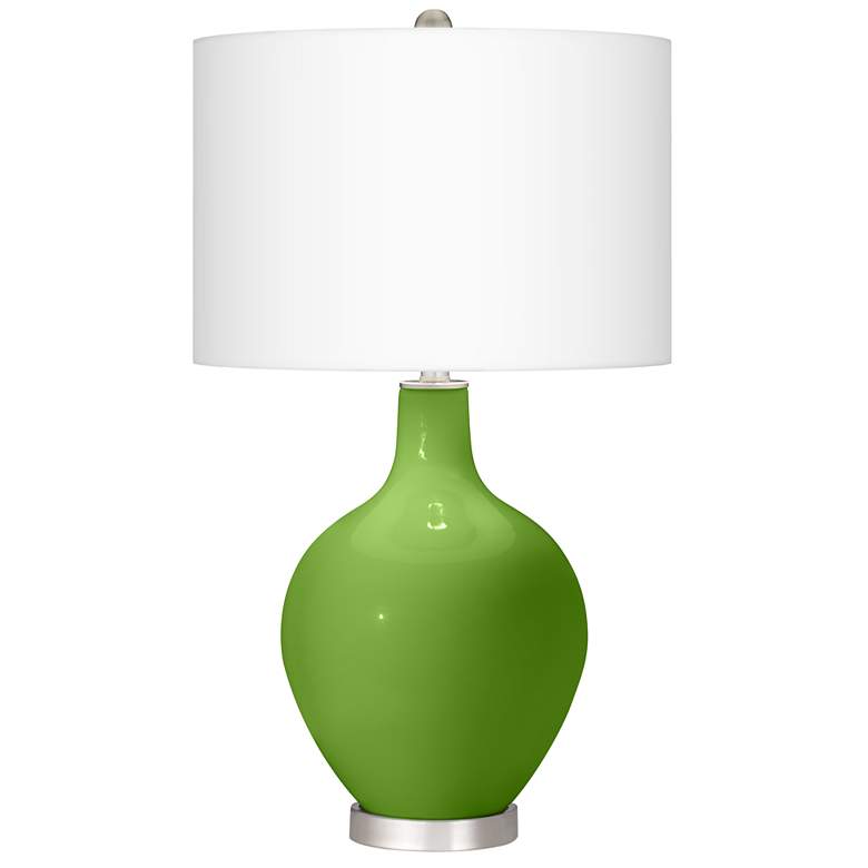 Image 2 Rosemary Green Ovo Table Lamp With Dimmer