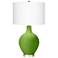 Rosemary Green Ovo Table Lamp With Dimmer