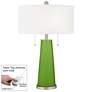 Rosemary Green Peggy Glass Table Lamp With Dimmer