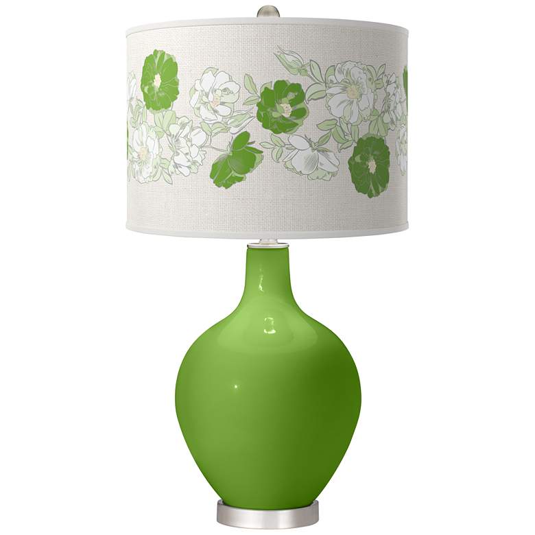 Image 1 Rosemary Green Rose Bouquet Ovo Table Lamp