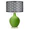 Rosemary Green Toby Table Lamp With Black Metal Shade
