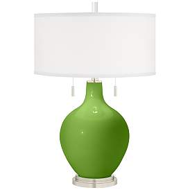 Image2 of Rosemary Green Toby Table Lamp with Dimmer