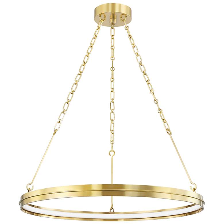 Image 1 Rosendale Sm LED Chandelier Brass