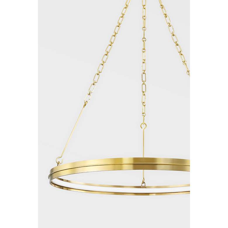 Image 2 Rosendale Sm LED Chandelier Brass more views
