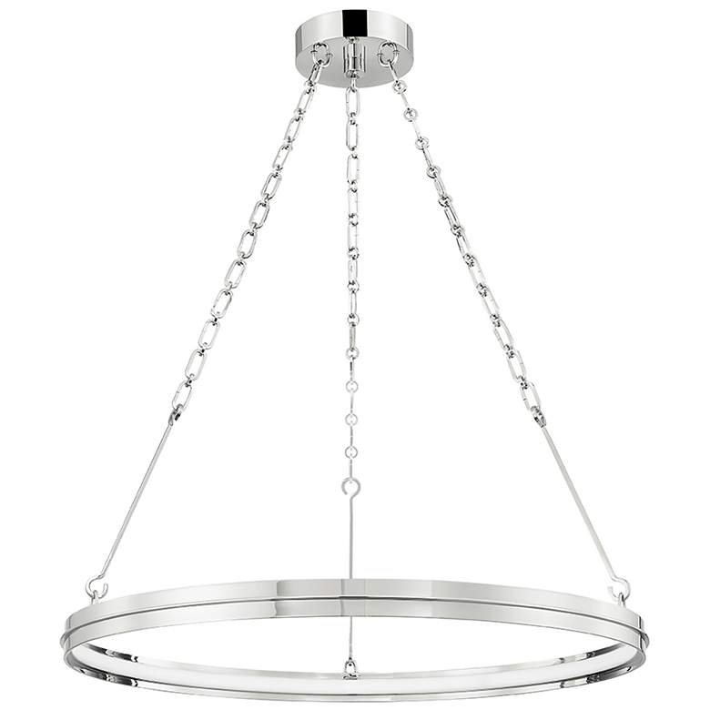 Image 1 Rosendale Sm LED Chandelier Plshd Nickel