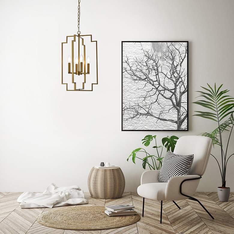 Image 3 Rosenfeld 4 Lts Pendant In Brass more views