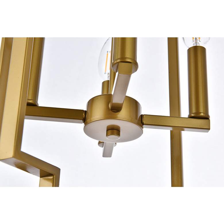 Image 5 Rosenfeld 4 Lts Pendant In Brass more views
