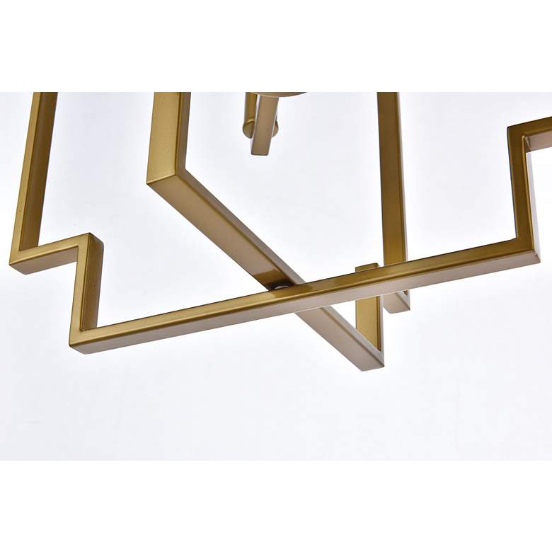 Image 7 Rosenfeld 4 Lts Pendant In Brass more views