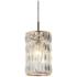 Rosgloy 1-Light Cylinder Crystal Pendant Light