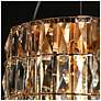 Thumbnail3 of Rosgloy 1-Light Gold Crystal LED Pendant Light more views