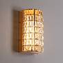 1_Rosgloy 1-Light Gold Crystal LED Wall Sconces