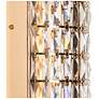 4_Rosgloy 1-Light Gold Crystal LED Wall Sconces more views