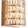 6_Rosgloy 1-Light Gold Crystal LED Wall Sconces more views