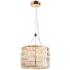 Rosgloy 1-Light Gold Crystal Mini LED Chandelier