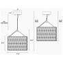 2_Rosgloy 1-Light Gold Crystal Mini LED Chandelier more views
