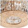 4_Rosgloy 1-Light Gold Crystal Mini LED Chandelier more views