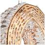 4_Rosgloy 1-Light Gold Crystal Mini LED Chandelier more views