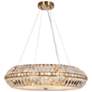 1_Rosgloy 10-Light Gold Crystal Drum Chandelier