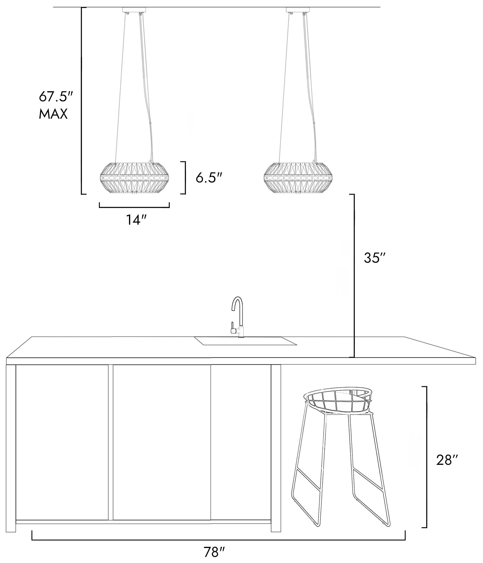 Rosgloy 10-Light Gold Crystal Mini Drum Chandelier - Made to Order
