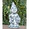 Rosie the Gardener Gnome 22" High Trevia Graystone Statue