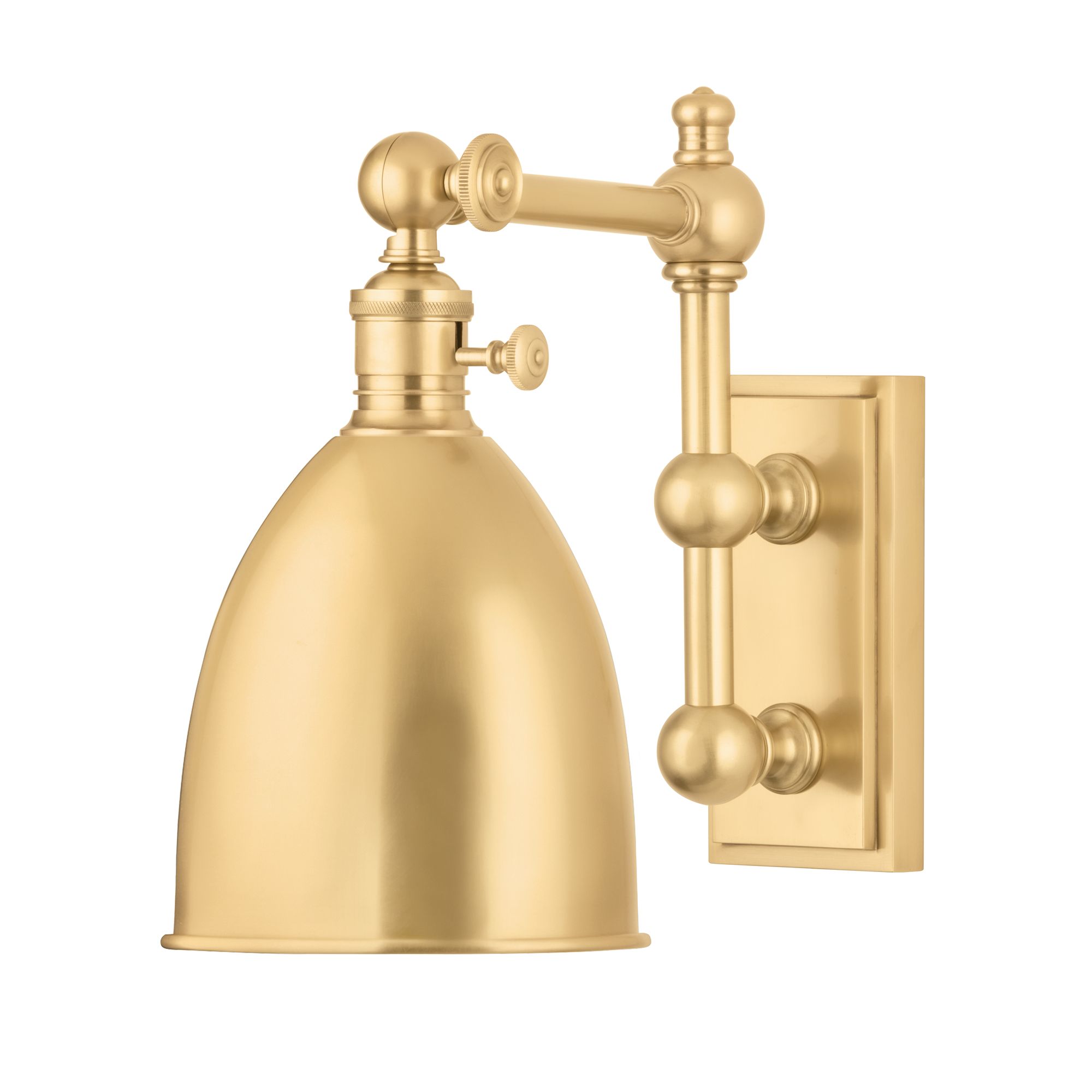 Image 3 Roslyn 1 Light Wall Sconce Aged Brass more views