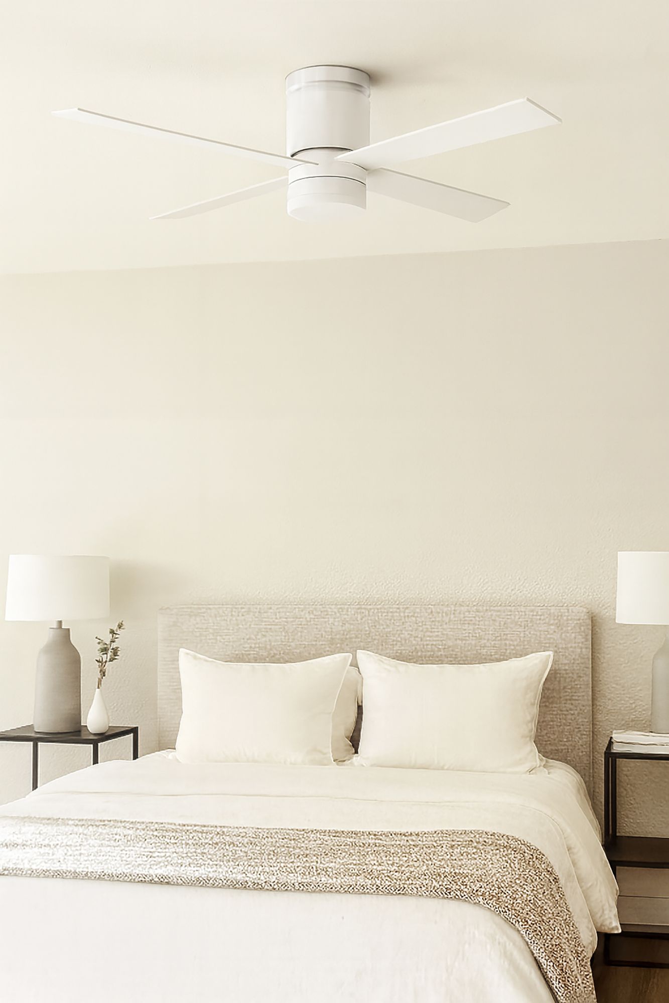 Image 5 Ross 52" Wide 4-Blade White Remote Control LED Ceiling Fan more views