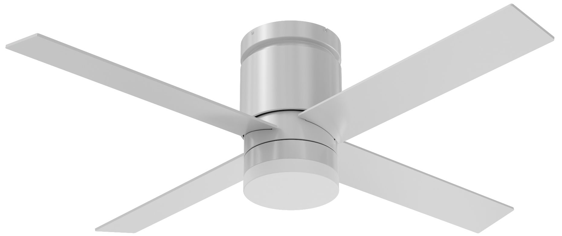 Image 2 Ross 52" Wide 4-Blade White Wall Control LED Ceiling Fan
