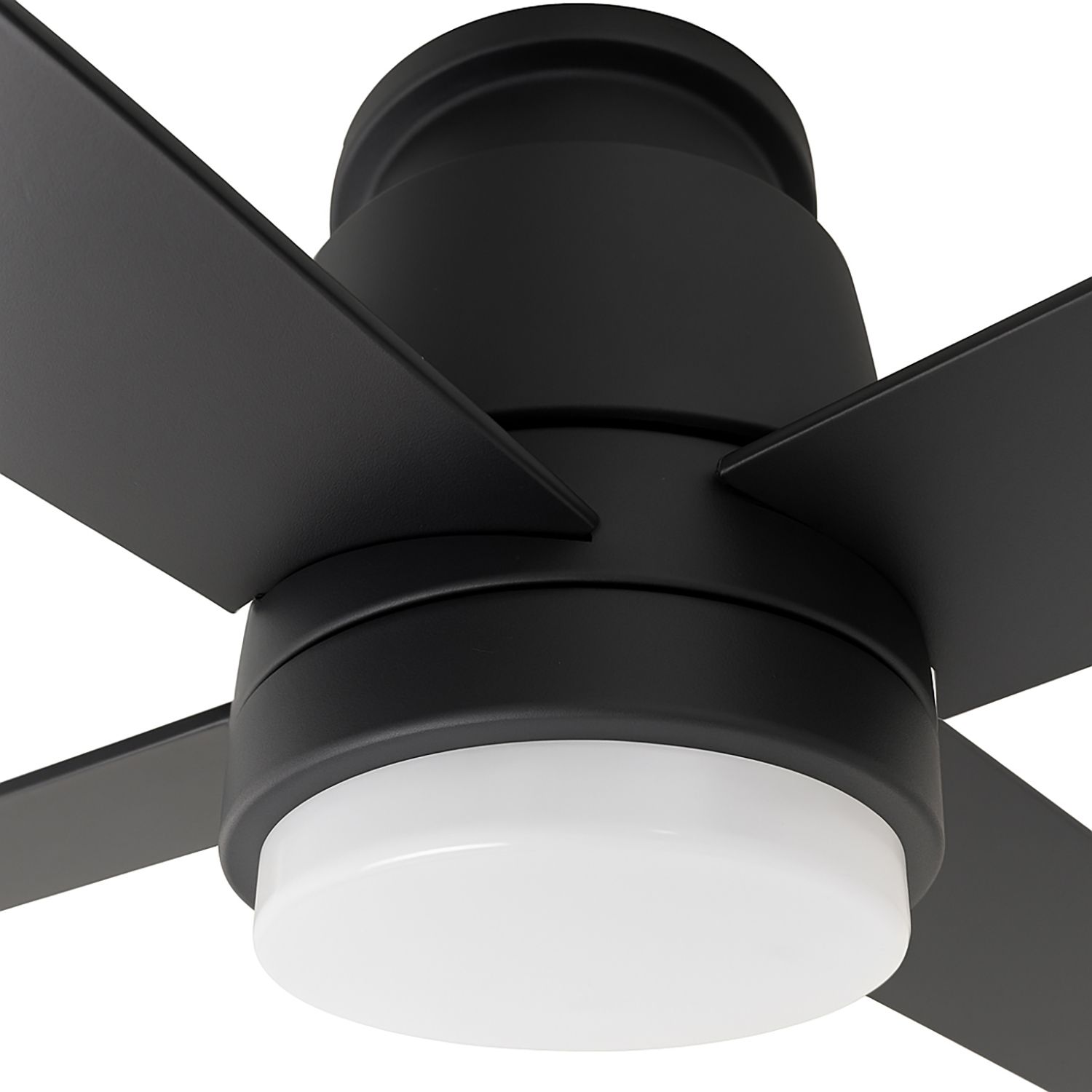 Image 4 Ross 52" Wide 4-Blade Black Wall Control LED Ceiling Fan more views