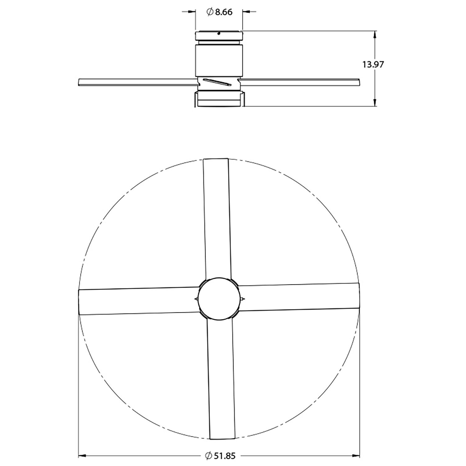 Image 7 Ross 52" Wide 4-Blade Satin Nickel Wall Control LED Ceiling Fan more views