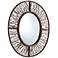 Rossi 34" High Wood Branch Oval Wall Mirror