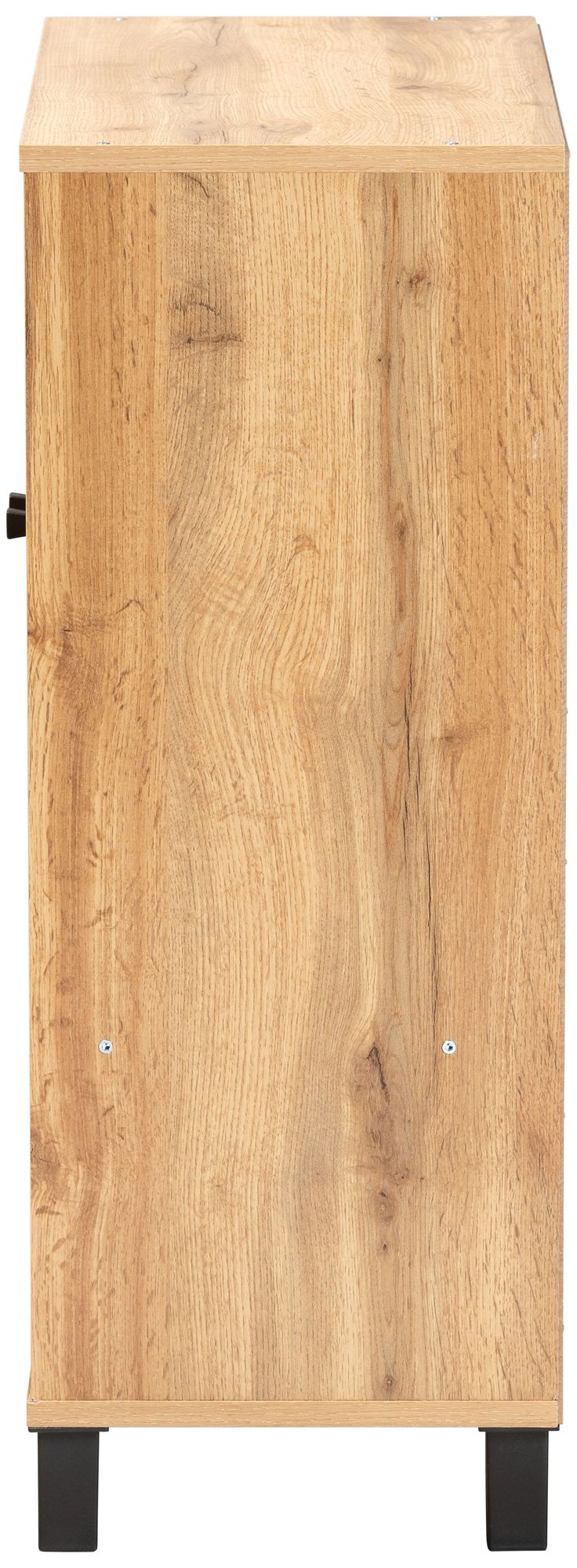 Rossin 23 1/2"W 2-Door Oak Brown Open Bottom Shoe Cabinet