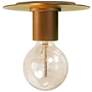 1_Roswell 8" Wide Aged Brass Ceiling Light