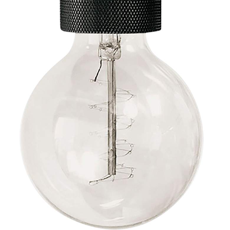 Image 2 Roswell 8" Wide Matte Black Ceiling Light more views
