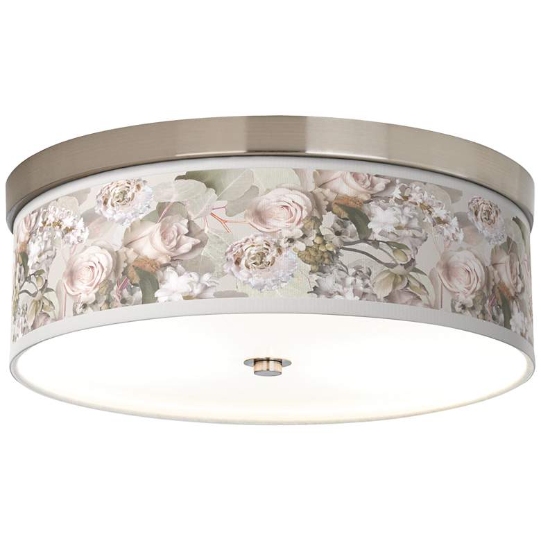 Image 1 Rosy Blossoms Giclee Energy Efficient Ceiling Light