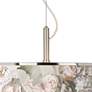 Rosy Blossoms Giclee Glow 20" Wide Pendant Light