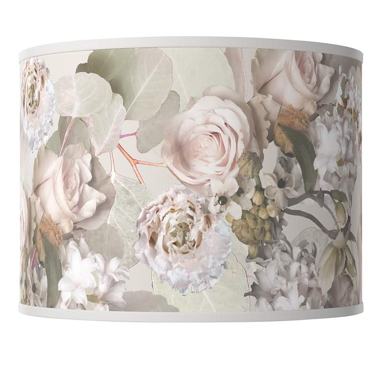 Image 1 Rosy Blossoms Giclee Lamp Shade 13.5x13.5x10 (Spider)
